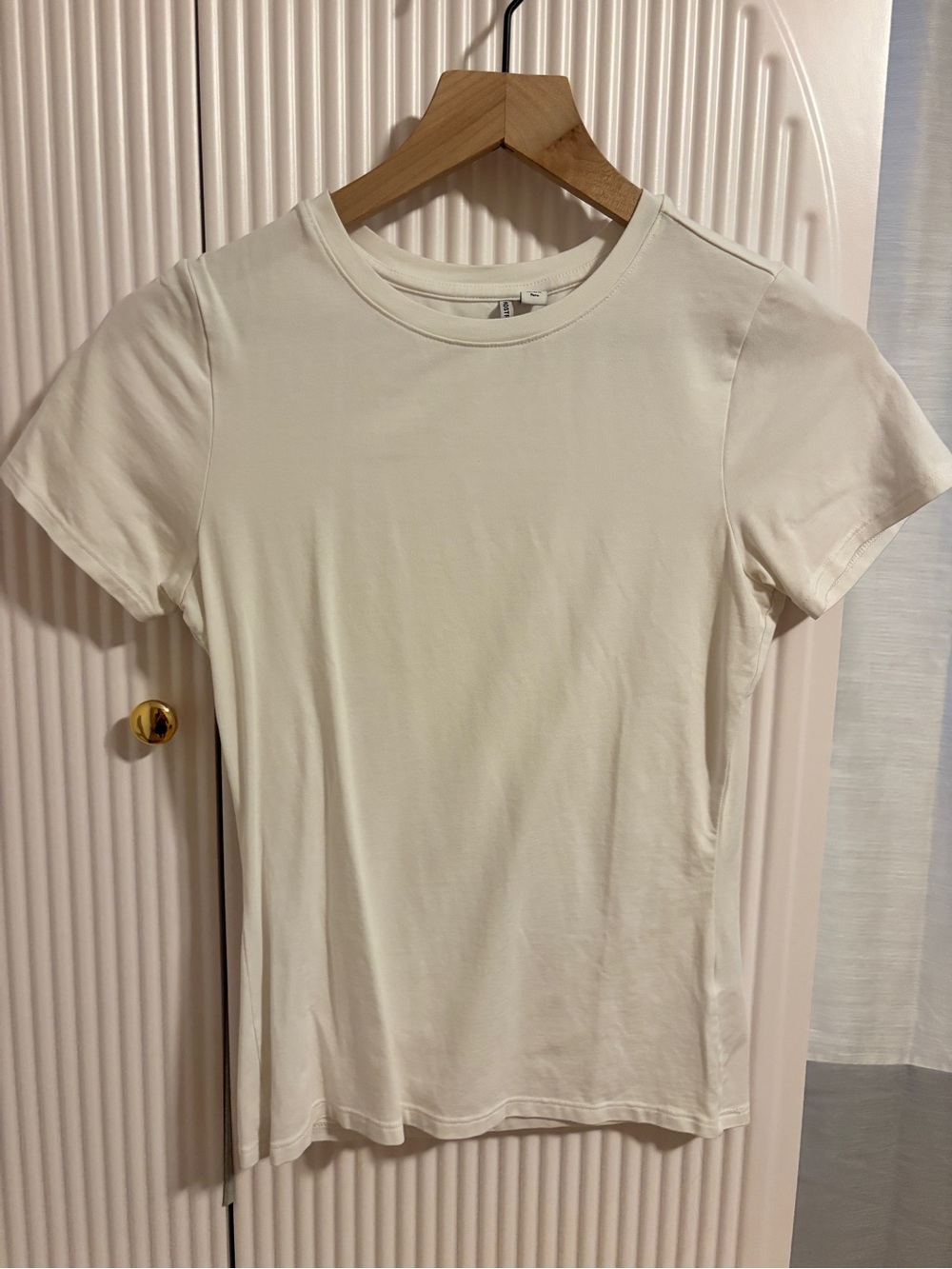 Nordstrom Women's Short-Sleeve Crewneck Tee in Cream